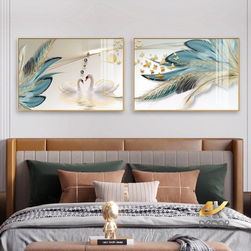 Tranh tráng gương là gì - Tranh Tráng Gương Phòng Ngủ