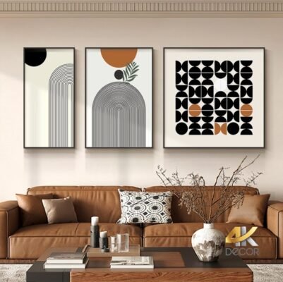 So Sánh Tranh Canvas vs Tranh Sơn Dầu-Tranh canvas phong cách Scandinavian