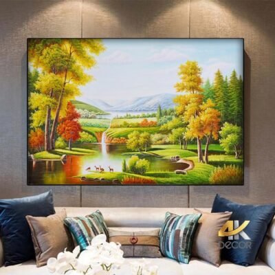 Tranh Canvas Là Gì-Tranh Canvas Phòng Khách