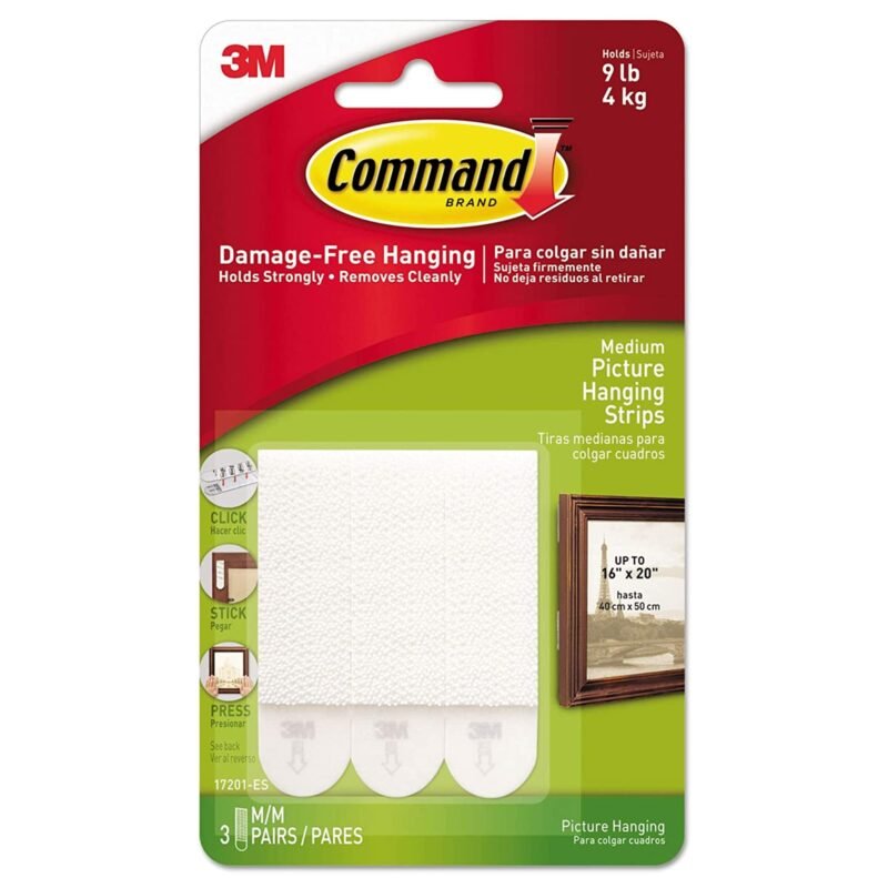 Cách Treo Tranh Tường-Command Strip (3M)