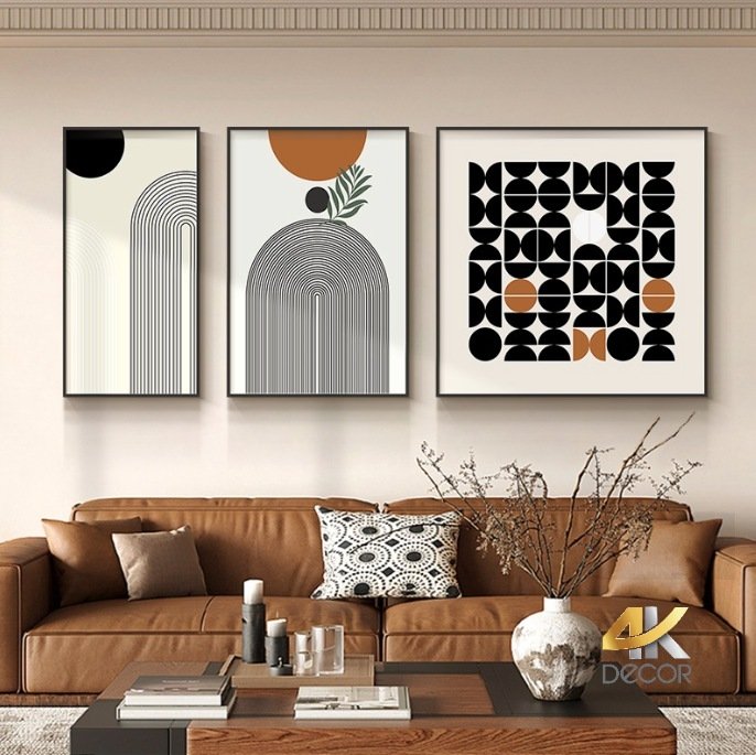 Tranh Trừu Tượng Là Gì-Tranh trừu tượng phòng khách