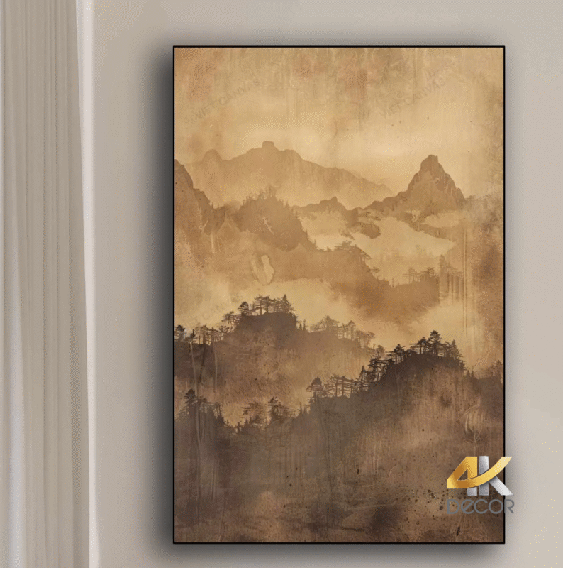 Tranh Trừu Tượng Là Gì-Earth Tone Abstract