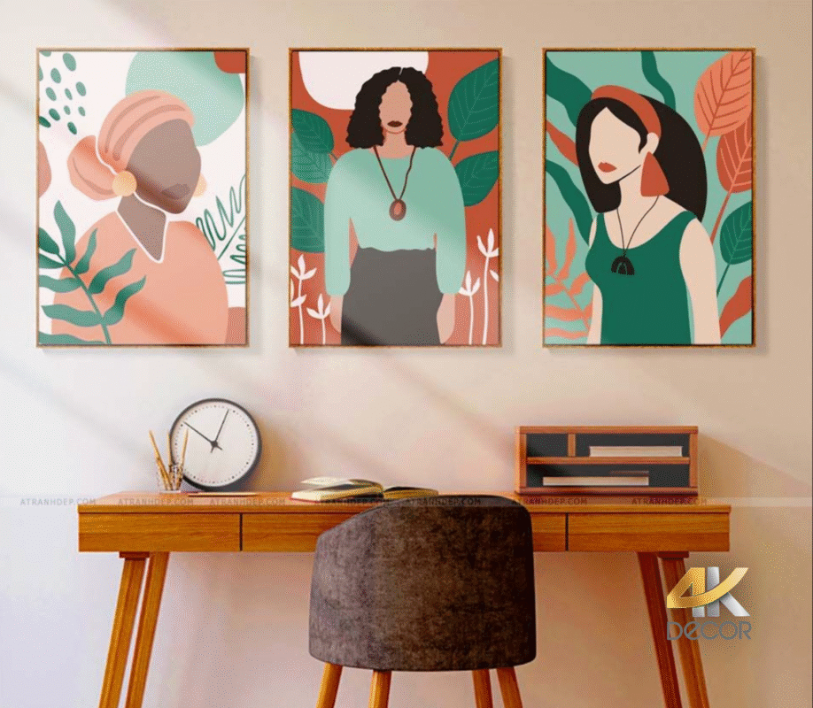 Tranh Trừu Tượng Là Gì-Tranh Trừu Tượng Phòng Làm Việc