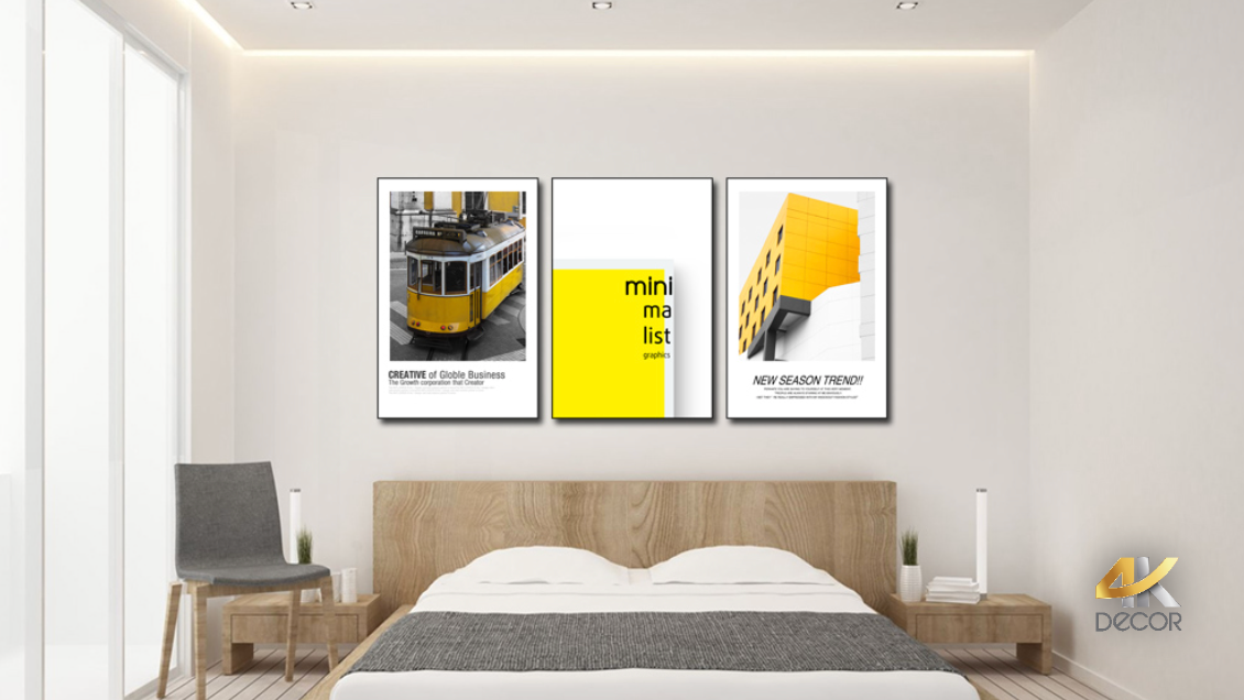 Giá tranh treo tường phòng ngủ