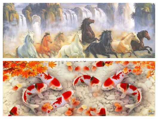 tranh phong thủy phòng bếp tài lộc