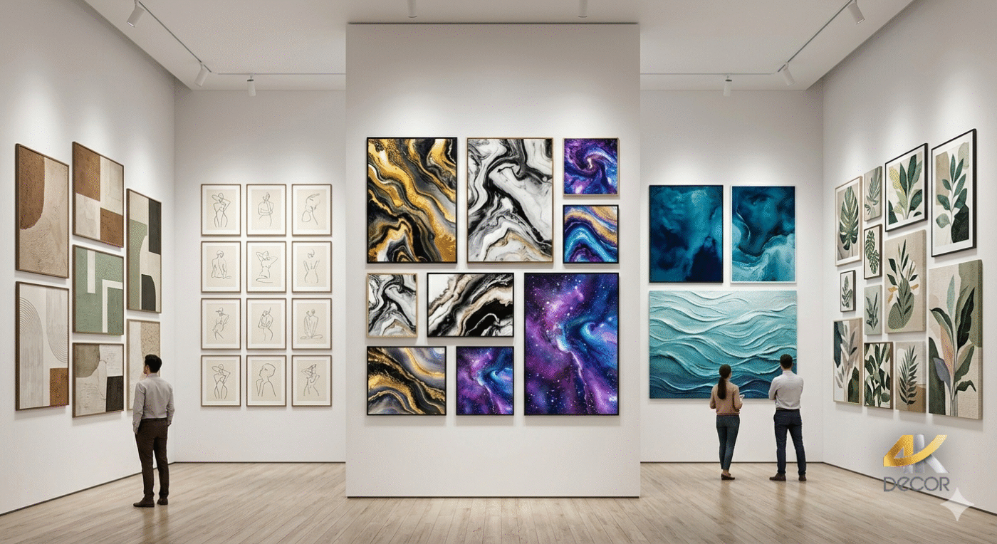 Tranh Trừu Tượng Là Gì-Bộ sưu tập tranh 4K Decor