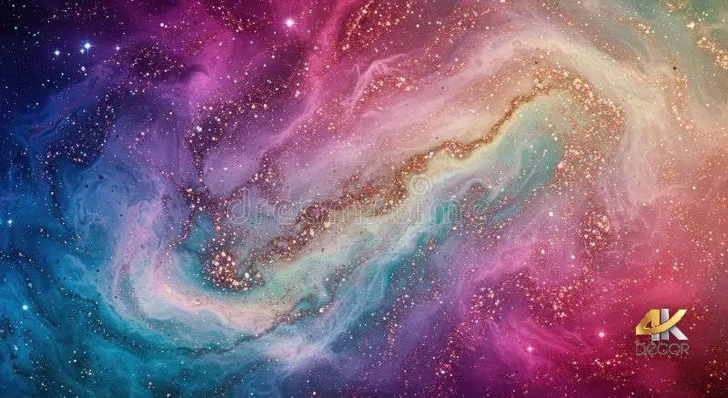 Tranh Trừu Tượng Là Gì-Galaxy / Cosmic Abstract