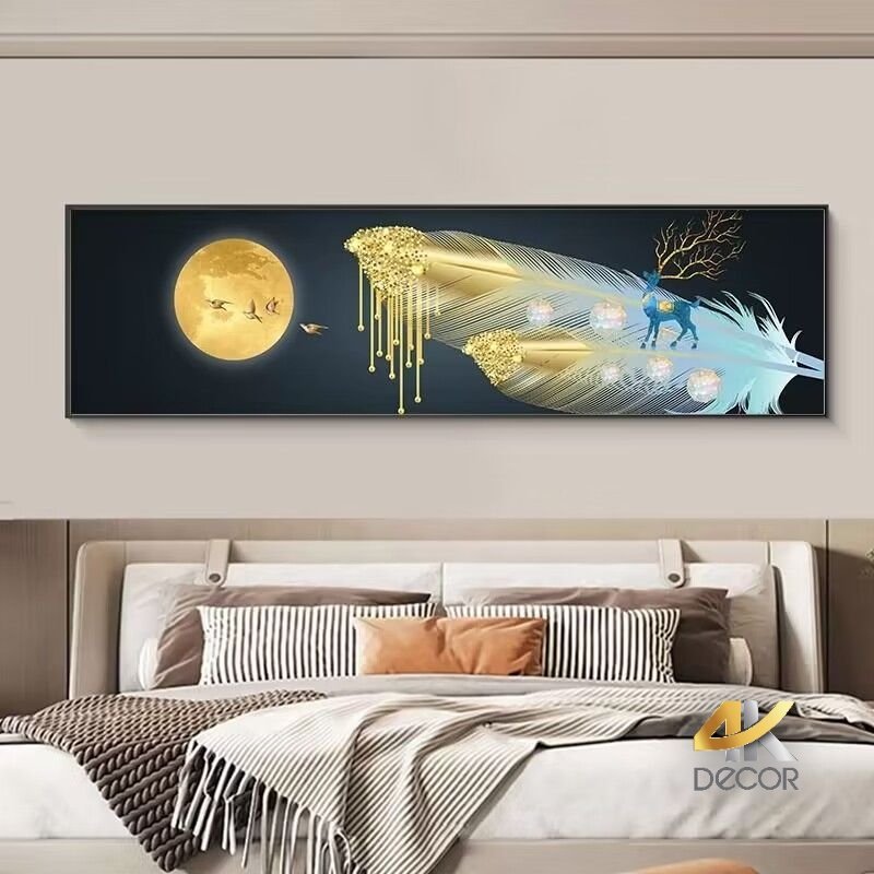 Tranh Trừu Tượng Là Gì-Tranh trừu tượng phòng ngủ