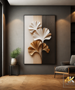 Tranh Canvas Bạch Quả Phù Điêu Hiện Đại | LC00035