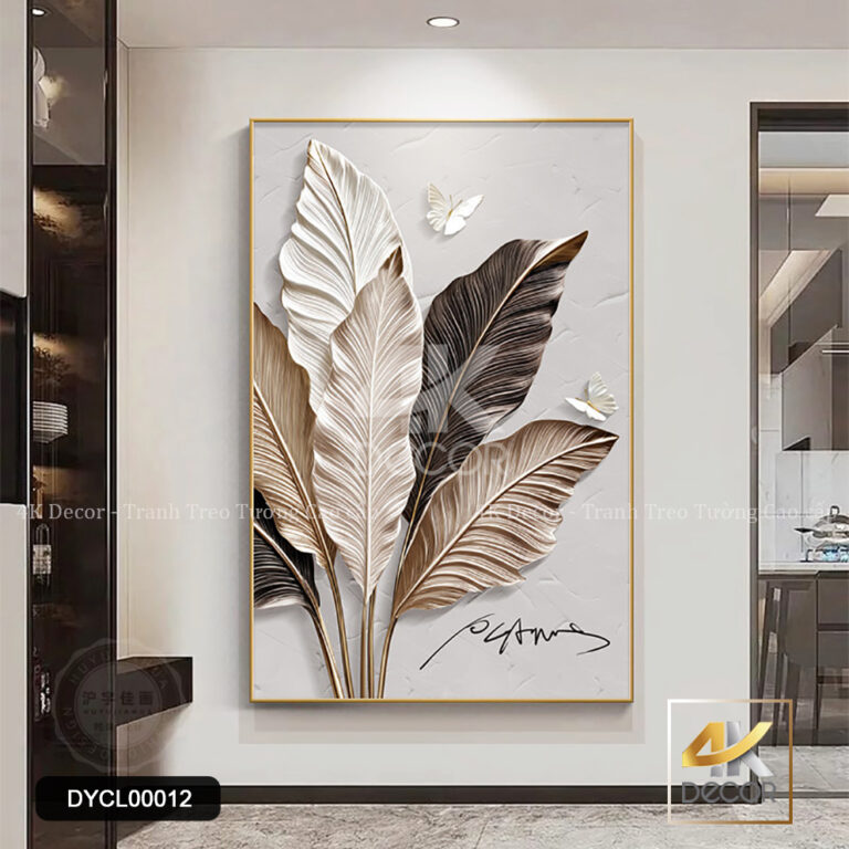 Tranh Canvas Lá Vàng Kim Cát Tường | DYCL00012