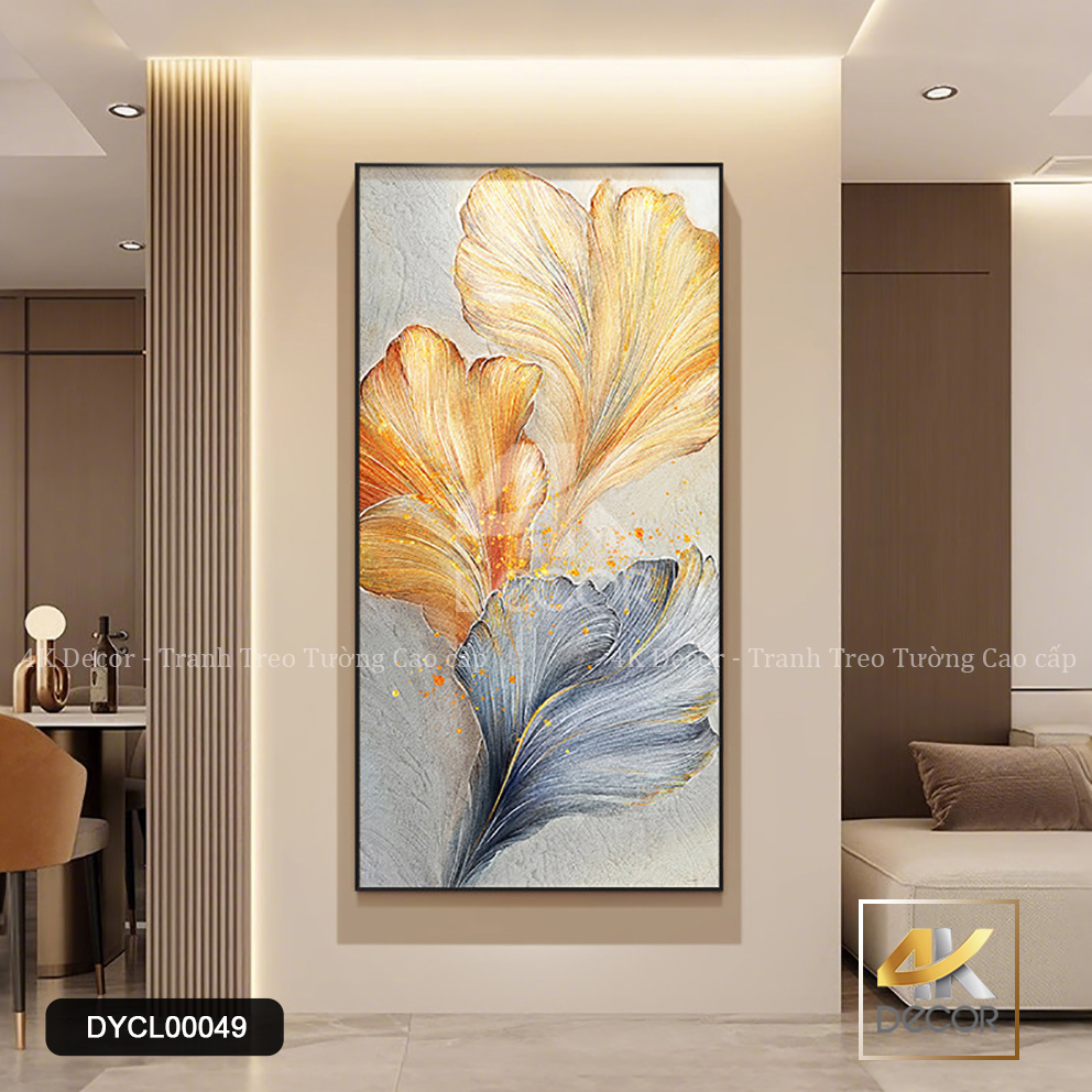 Tranh Canvas Lá Bạch Quả