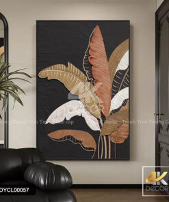 Alternative view of Tranh Canvas Lá Decor Hiện Đại | DYCL00057