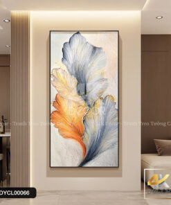 Tranh Canvas Lá Nghệ Thuật Trừu Tượng | DYCL00066