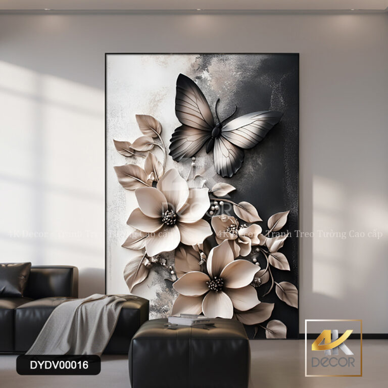 Tranh Canvas Điệp Vũ Huyền Bí