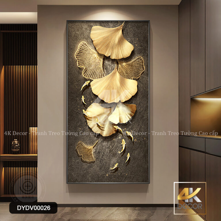 Tranh Canvas Bạch Quả Hoàng Kim