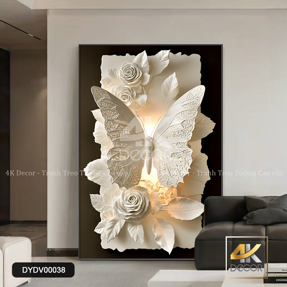 Tranh Canvas Điệp Vũ Hoàng Kim