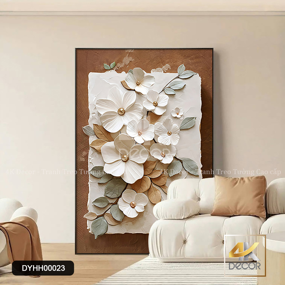 Tranh Canvas Sắc Hoa Dịu Dàng
