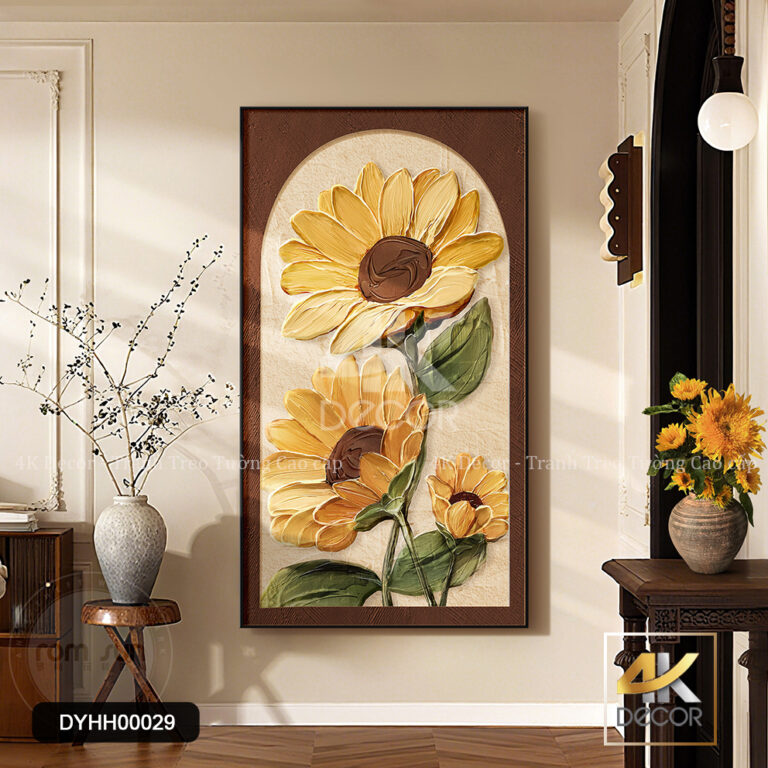 Tranh Canvas Hoa Hướng Dương