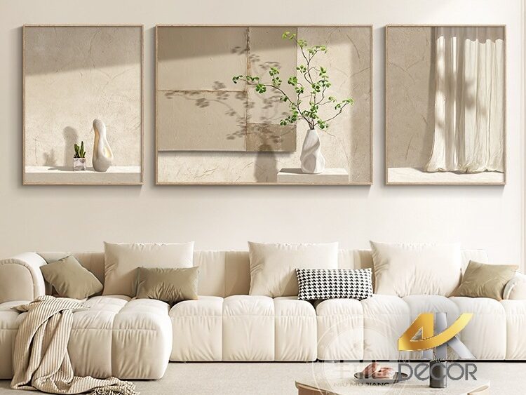 Tranh phong cách hiện đại tối giản