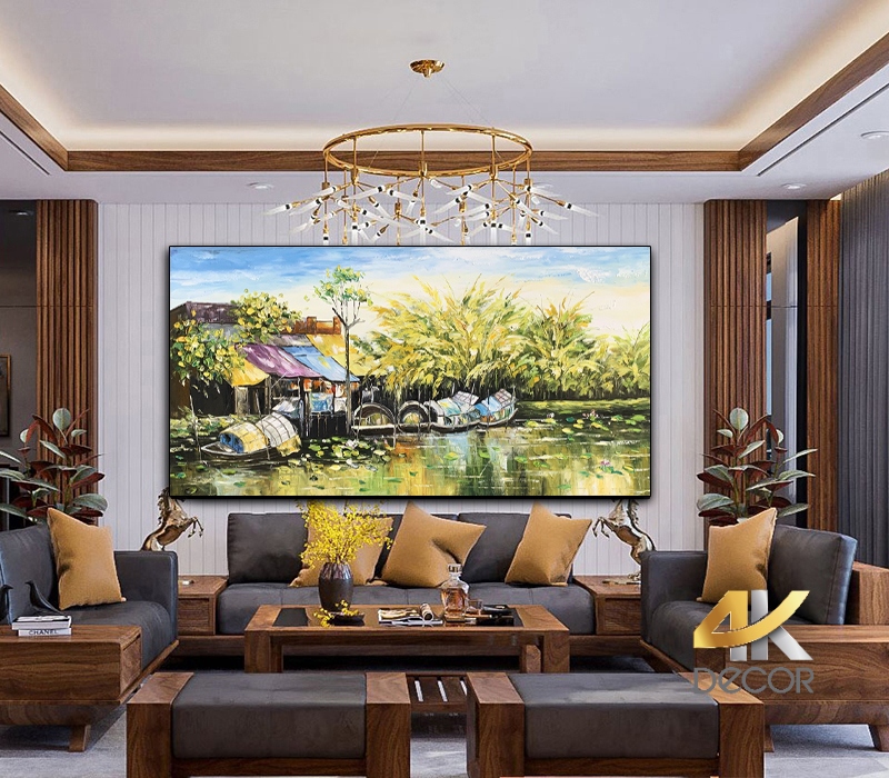 tranh canvas phòng khách