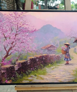 Alternative view of Tranh Canvas Bản Làng Vùng Cao | TB00143