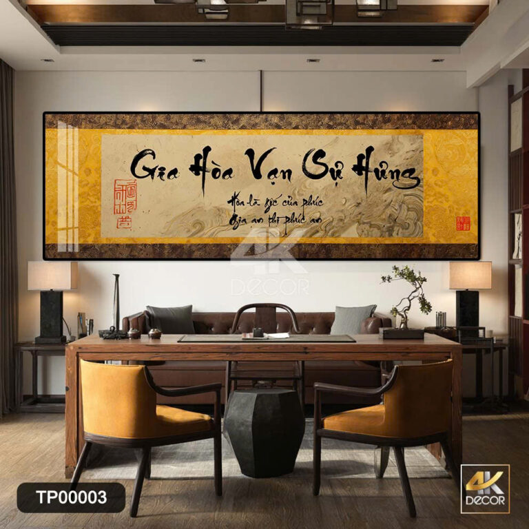 Tranh phòng họp phong thuỷ
