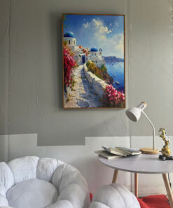 Tranh Canvas Địa Trung Hải