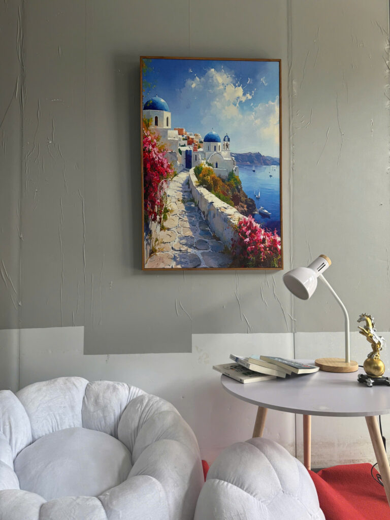Tranh Canvas Địa Trung Hải
