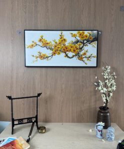 Tranh canvas hoa mai