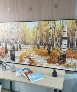 Tranh Canvas Rừng Bạch Dương Mùa Thu