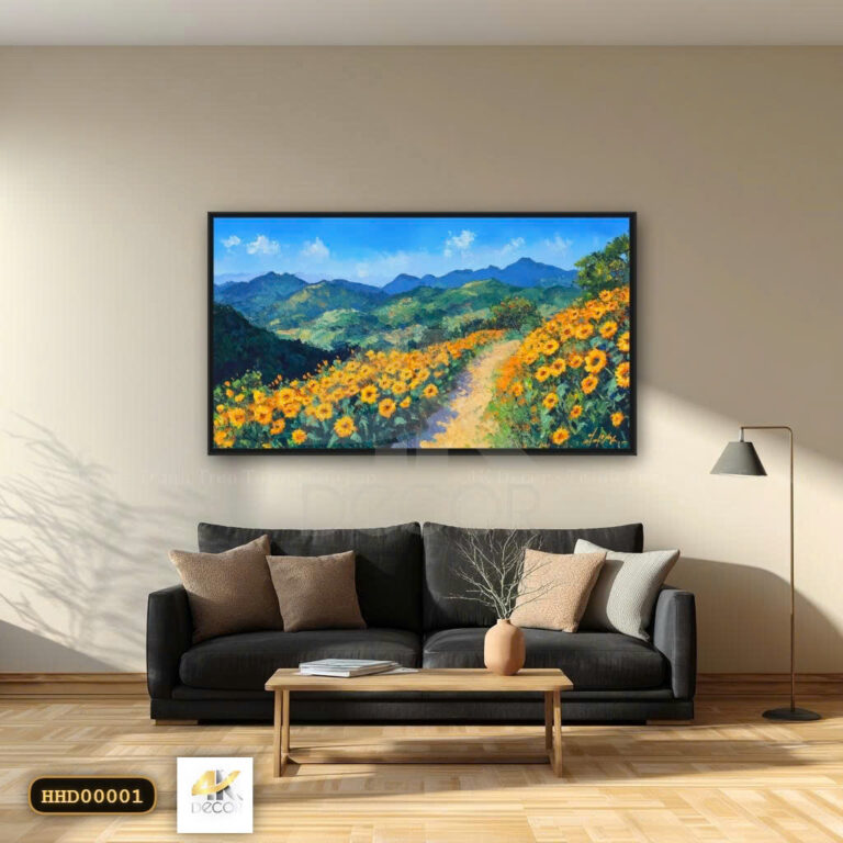 Tranh Canvas Hoa Hướng Dương