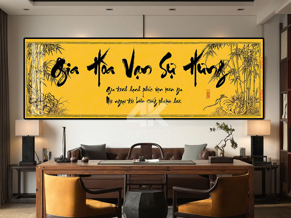 tranh tráng gương phong thủy