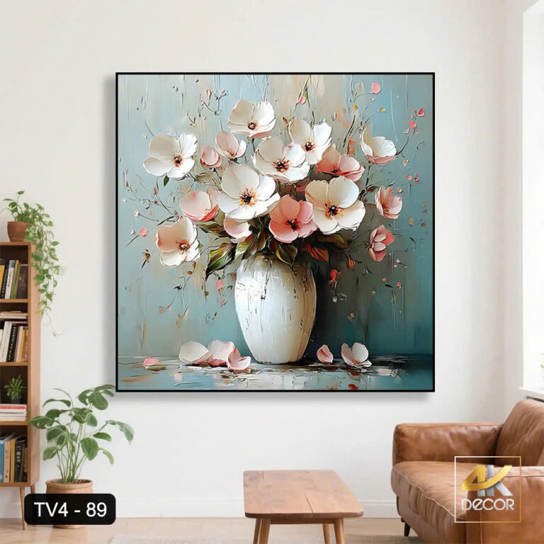 Tranh Canvas Bình Hoa