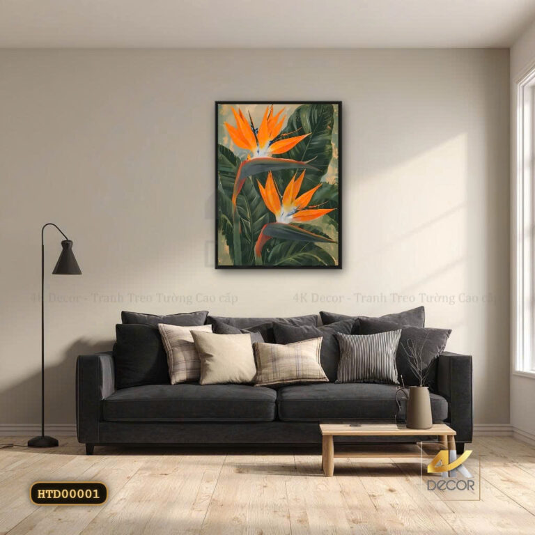 Tranh Canvas Hoa Thiên Điểu