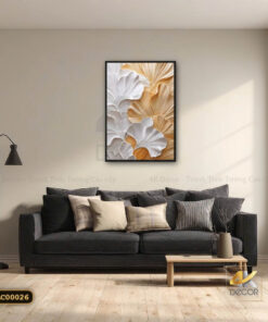 Tranh Canvas Bạch Quả Kim Tiền