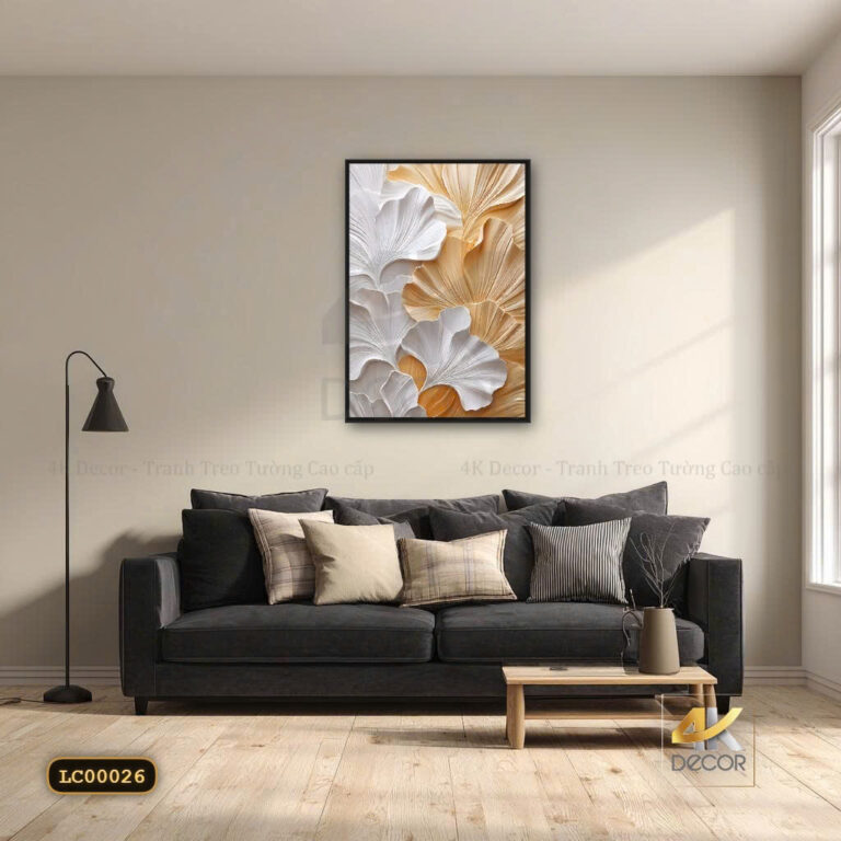 Tranh Canvas Bạch Quả Kim Tiền
