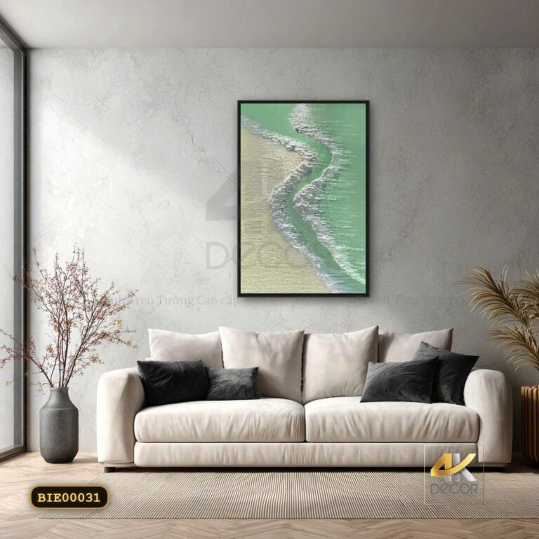Tranh Canvas Hải Triều Ngọc Bích