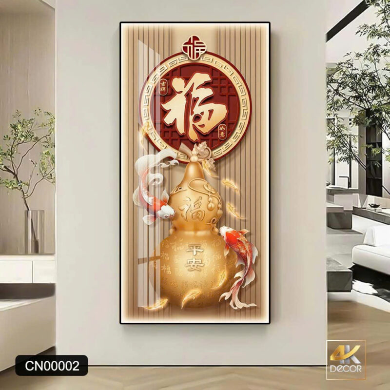 tranh tráng gương phong thủy