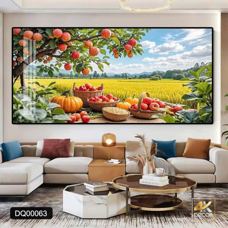 Tranh Tráng Gương Mùa Vàng Bội Thu
