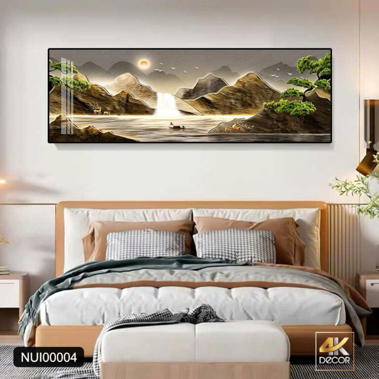 Tranh Tráng Gương Sơn Thủy An Nhiên