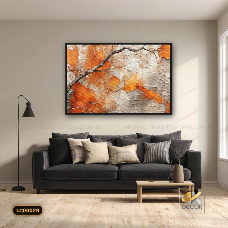 Tranh Canvas Lá Phong