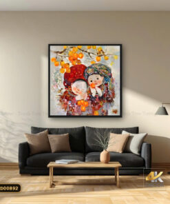 Tranh Canvas Mùa Hồng Chín Trên Cao Nguyên
