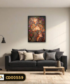 Tranh Canvas Trừu Tượng Giấc Mơ Hoàng Kim