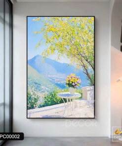 Tranh Canvas Nắng Sớm Bên Thung Lũng