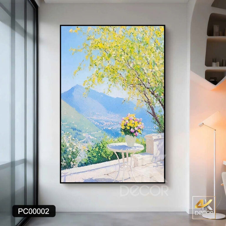 Tranh Canvas Nắng Sớm Bên Thung Lũng