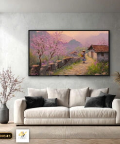 Tranh Canvas Bản Làng Vùng Cao