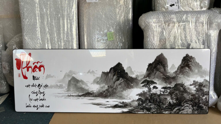 Tranh Tráng Gương Chữ Nhẫn