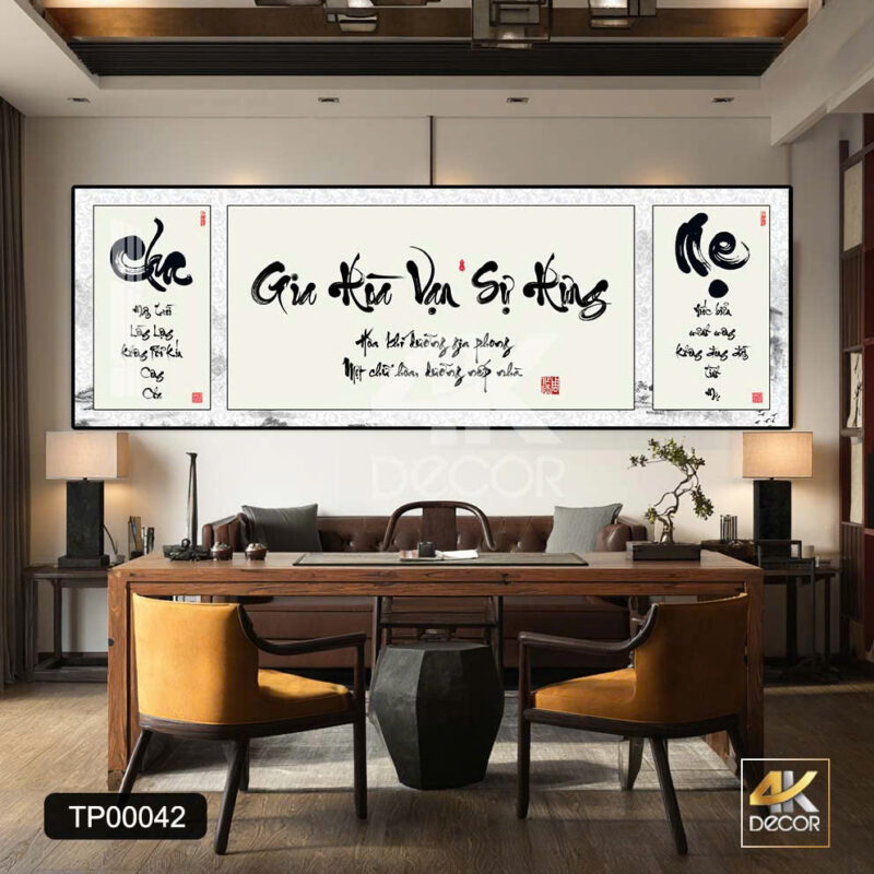 tranh tráng gương phong thủy