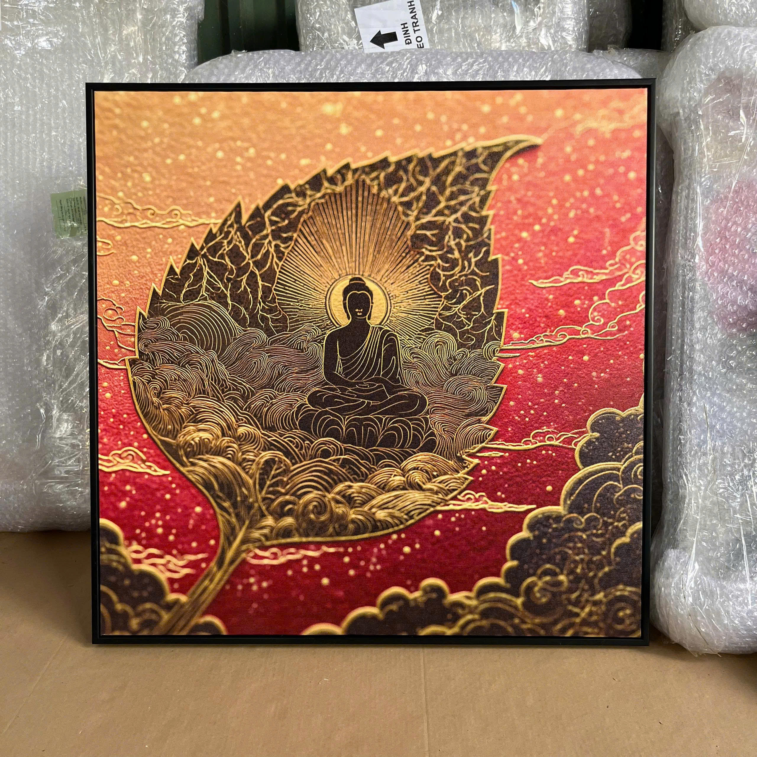 Tranh Canvas Phật Lá Bồ Đề | PH00006 - Ảnh 2