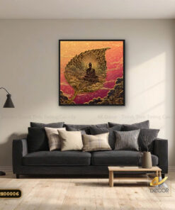 Tranh Canvas Phật Lá Bồ Đề